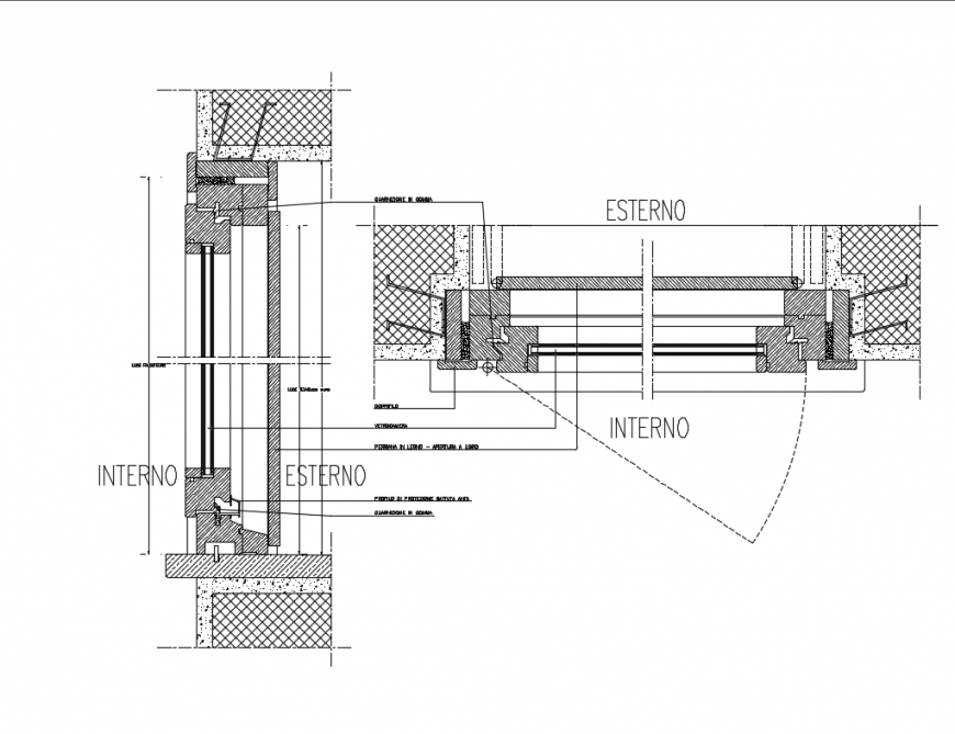 Sliding pvc pipe horizontal and vertical cad drawing details dwg file