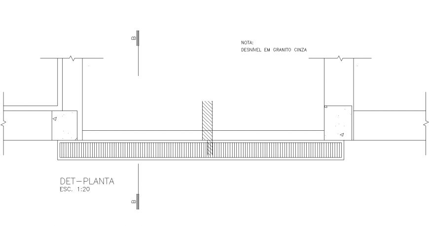 Slope granite section plan layout file