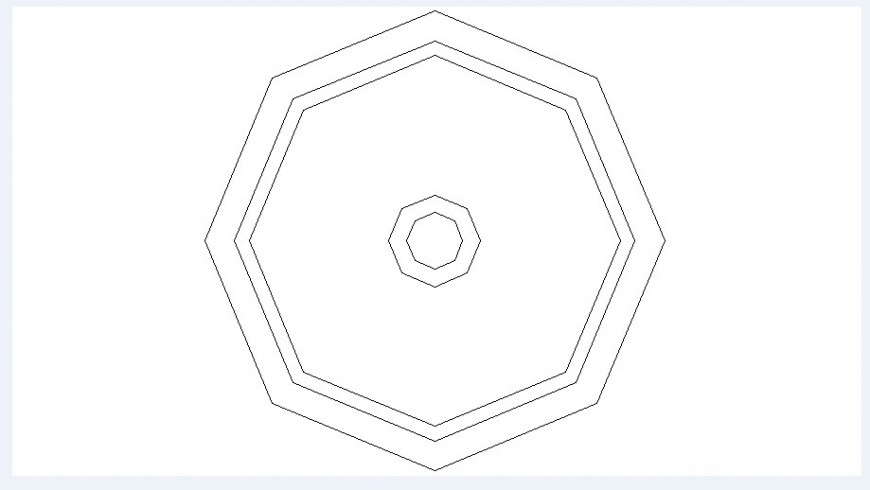 Small Round Sink 2D Elevation CAD Block Download