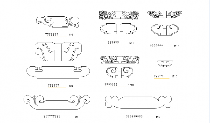 Sofa different design detail