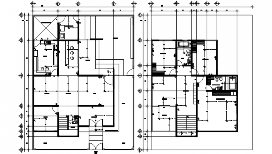 Spacing concept of House 2d files detail