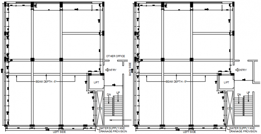 Spacing concept of office