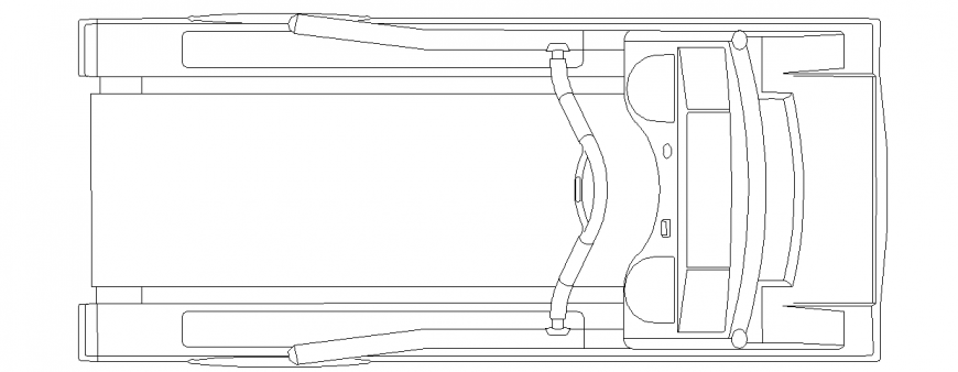 Sports center design with a view of the plan dwg file