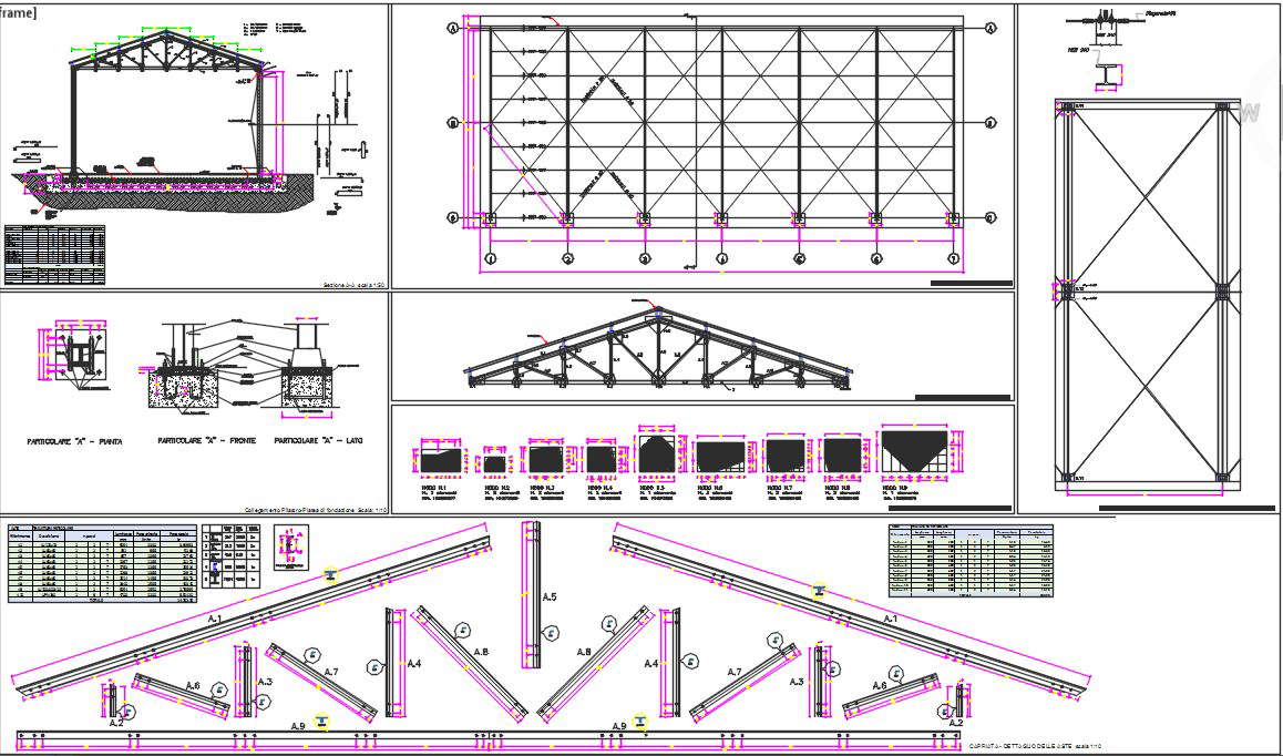 steel structure dwg.