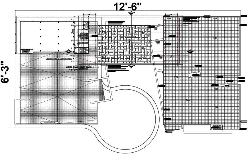 Steel canopy details autocad file