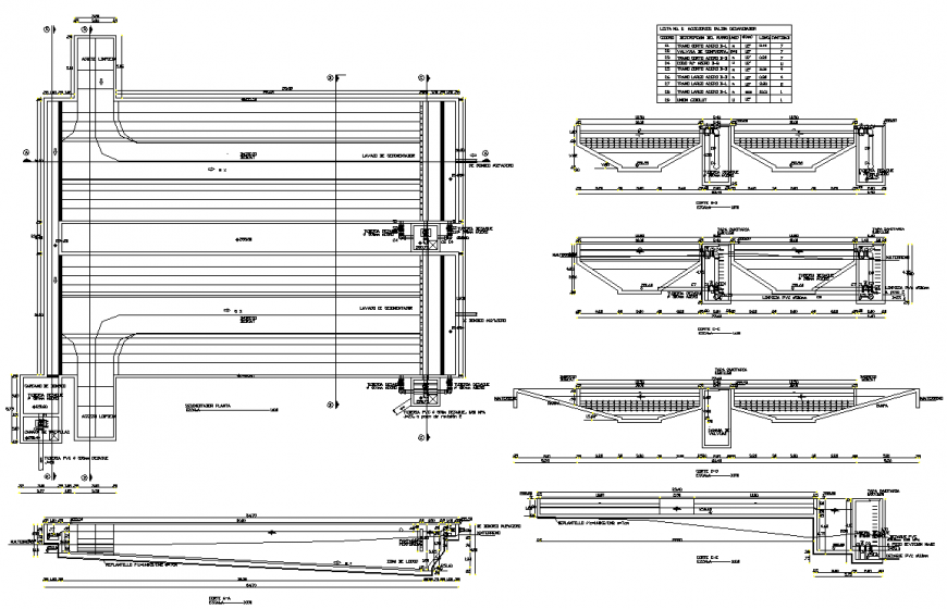 Structural settler plan detail dwg file.