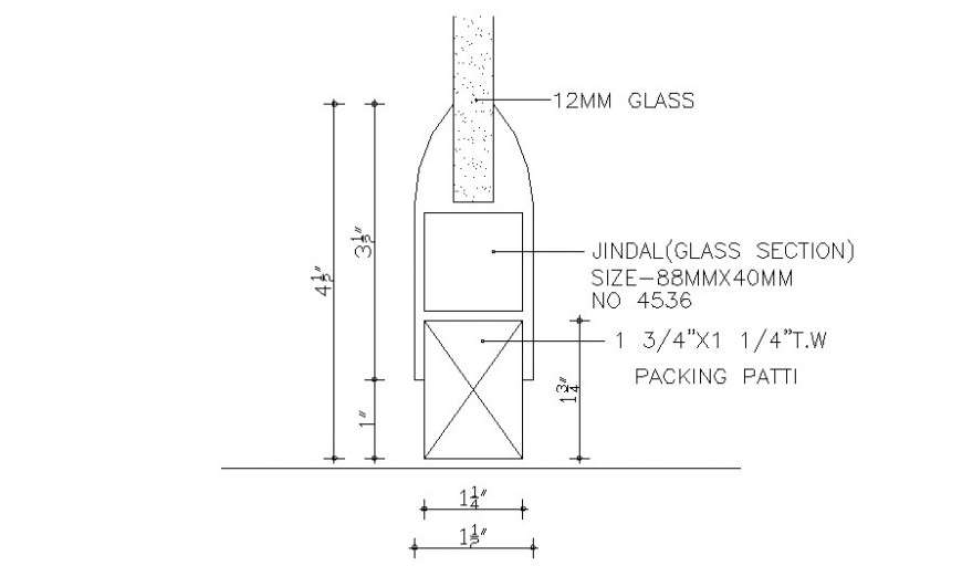 Structural units sectional drawing 2d view autocad software file