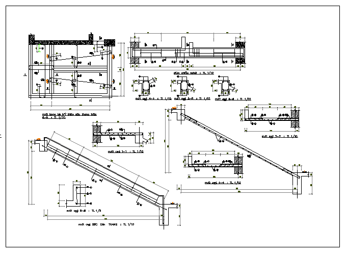 structure details of beam and column dwg file 
