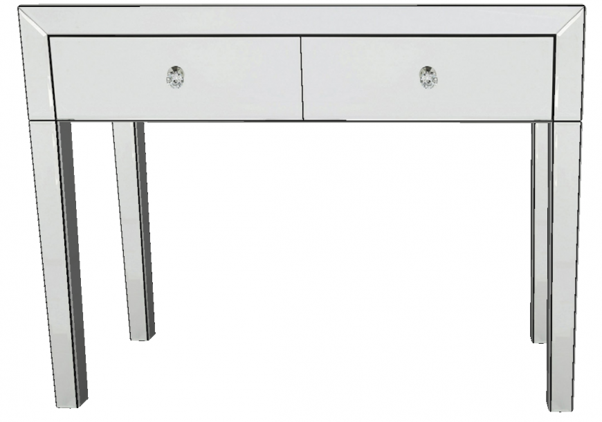 Study Table 3D AutoCAD Drawing for Furniture Designers