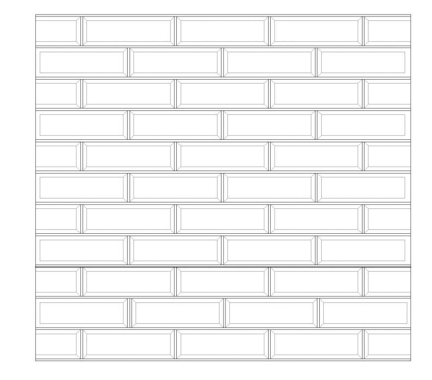 Subway tiles plan layout file