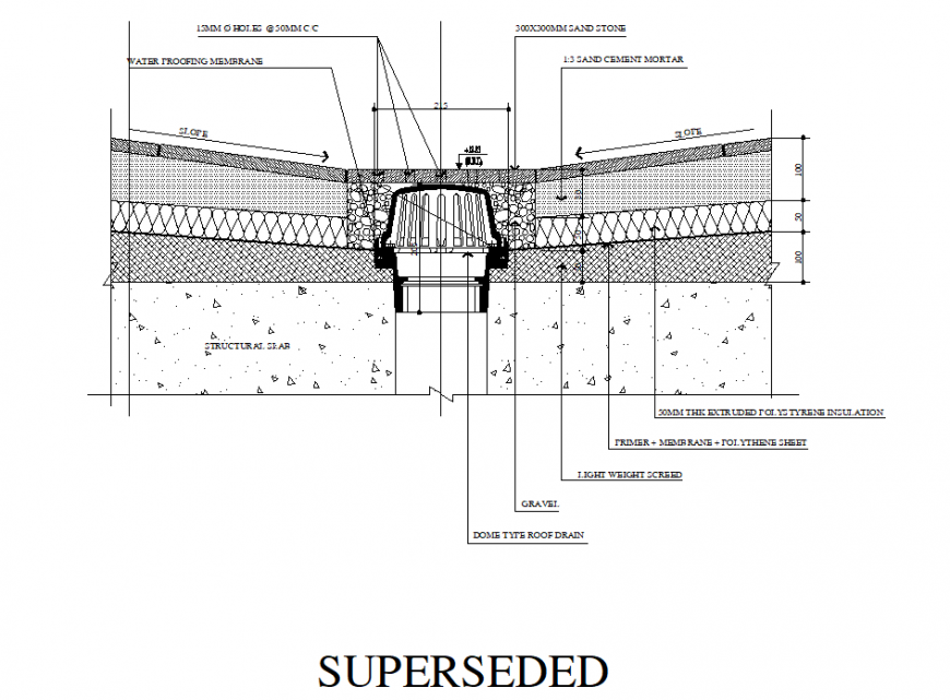 Superseded section plan layout file
