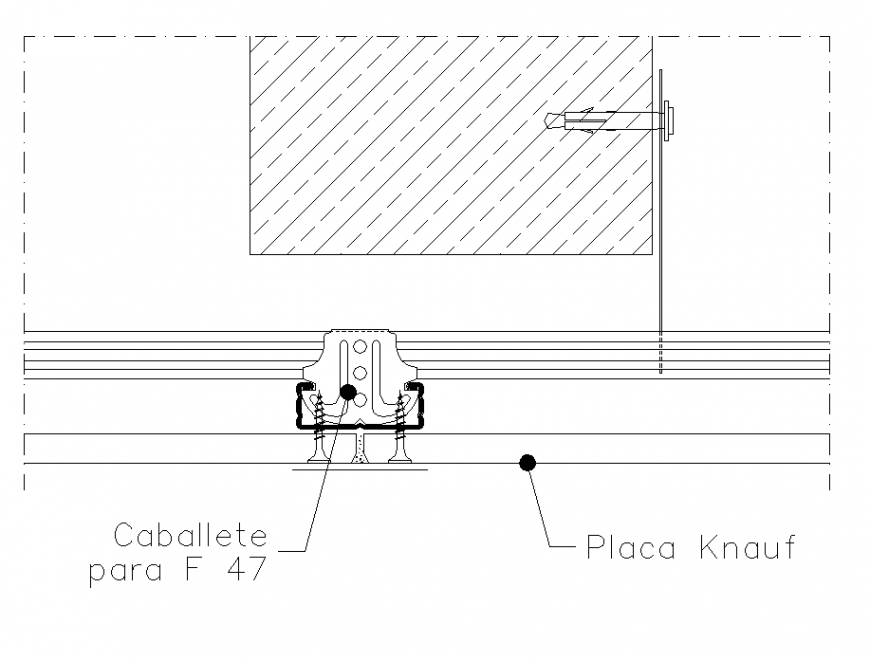 Suspended ceiling section layout file