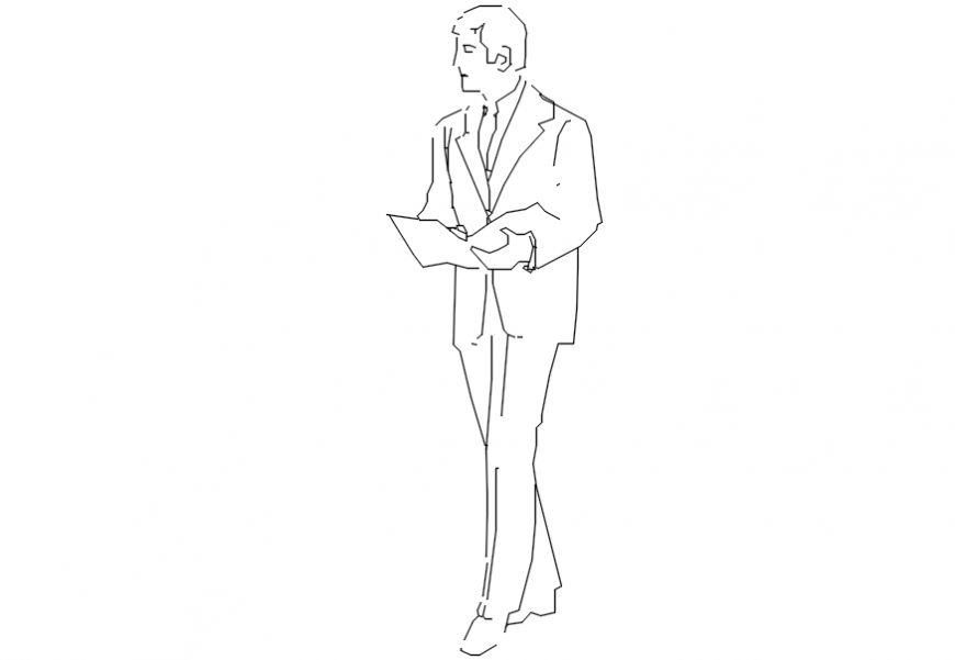 teaching people plan dwg file