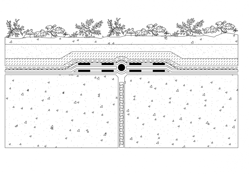 Terrace constructions detail dwg file