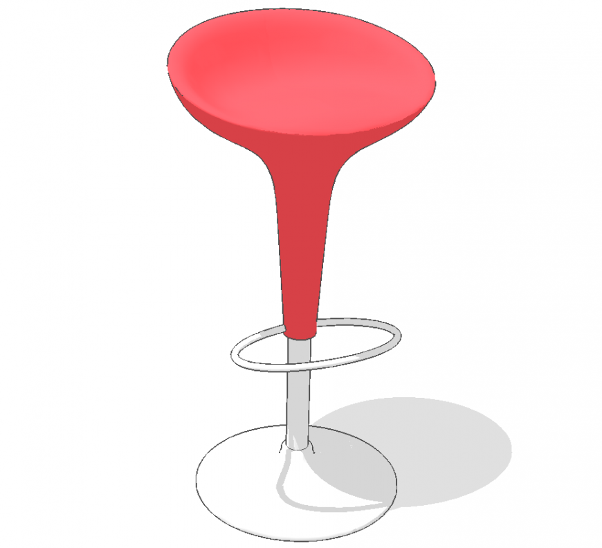 The chair plan detail dwg file.