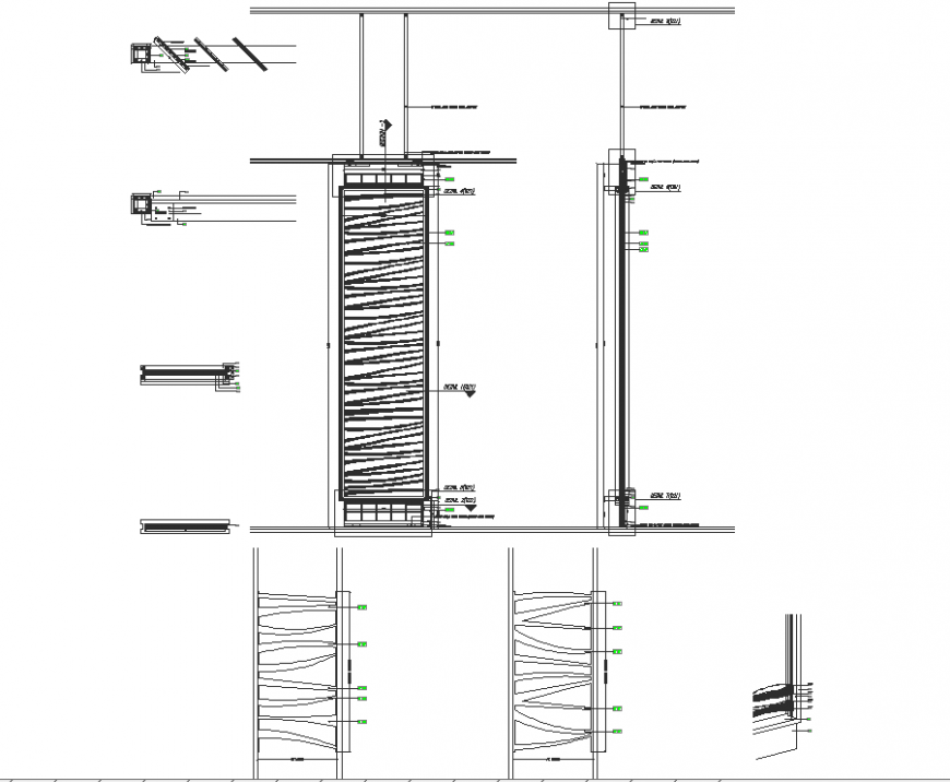 The construction plan with a detail dwg file.