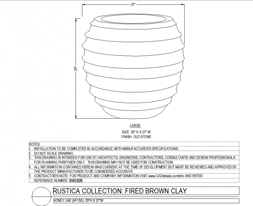 The designed mud pot plan detail dwg file.