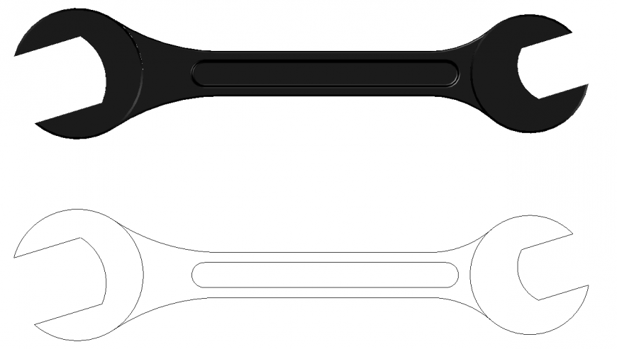 The hardwares plan detail dwg file.