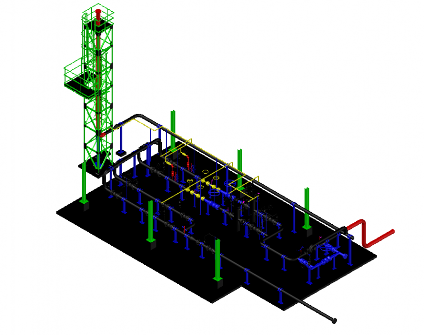 The industrial plan & a detail dwg file.