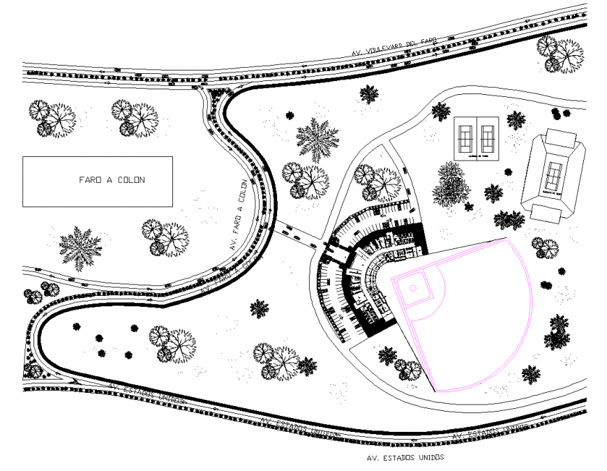 The resort structural plan & a detailed dwg file.