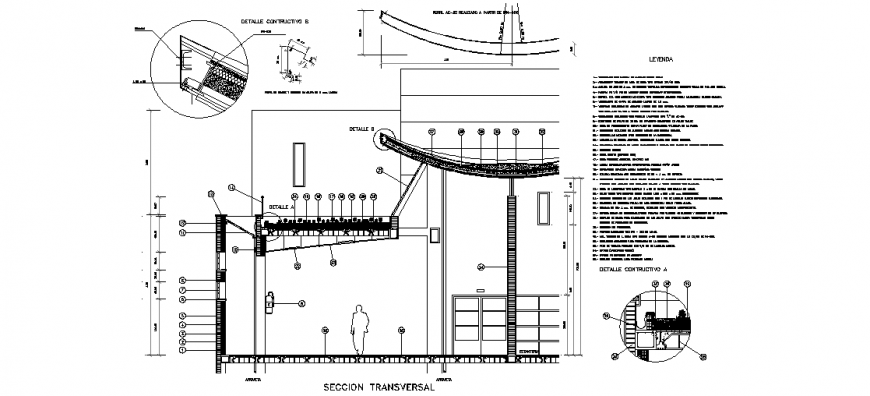 The structural plan & detailing with dwg file.