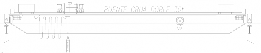 The structural plan of a bridge detail dwg file