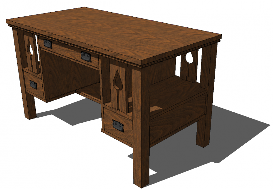 The table plan detail dwg file.