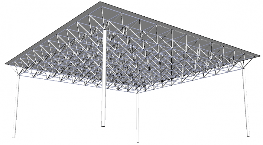 The tent plan detail dwg file.