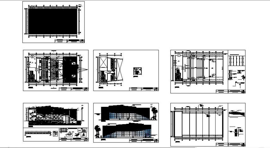 Theater detail drawing in dwg AutoCAD file.