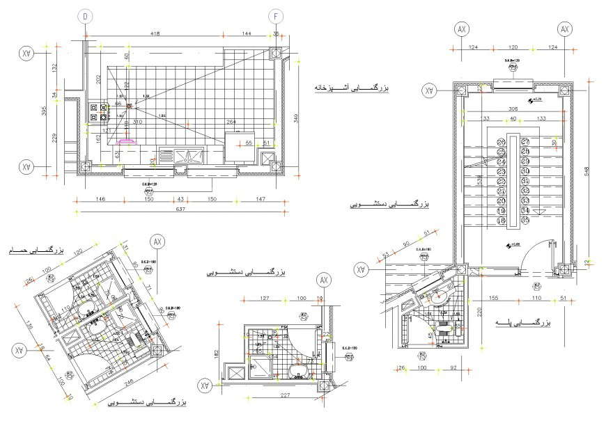 Toilet and stair plan layout file