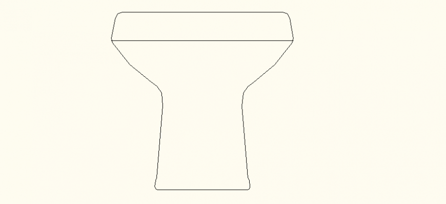 Toilet detail elevation layout plan