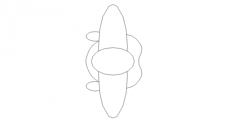 top view  of human cad blocks