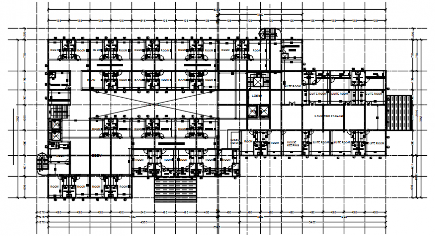 Top view hospital rooms detailing file