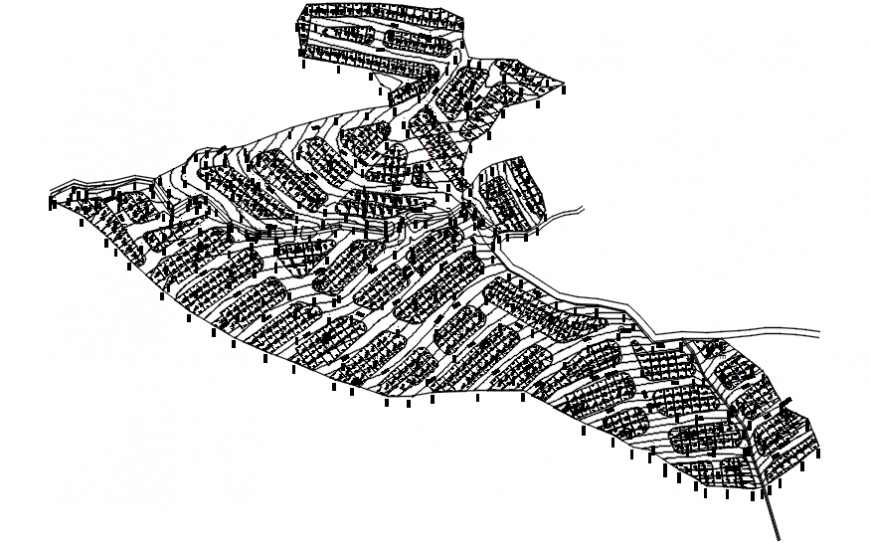 Diagnosis urban planning autocad file