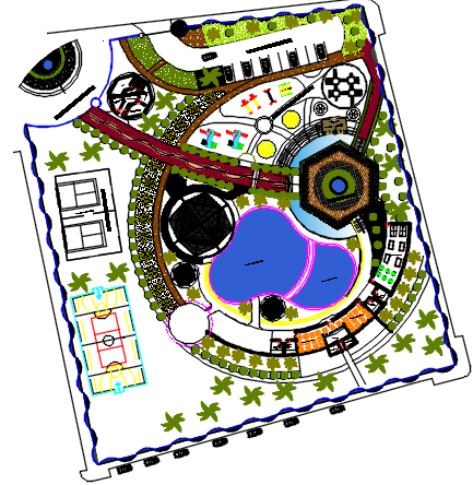 tourist creational dwg file