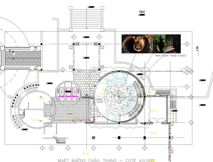 Tower planning autocad file
