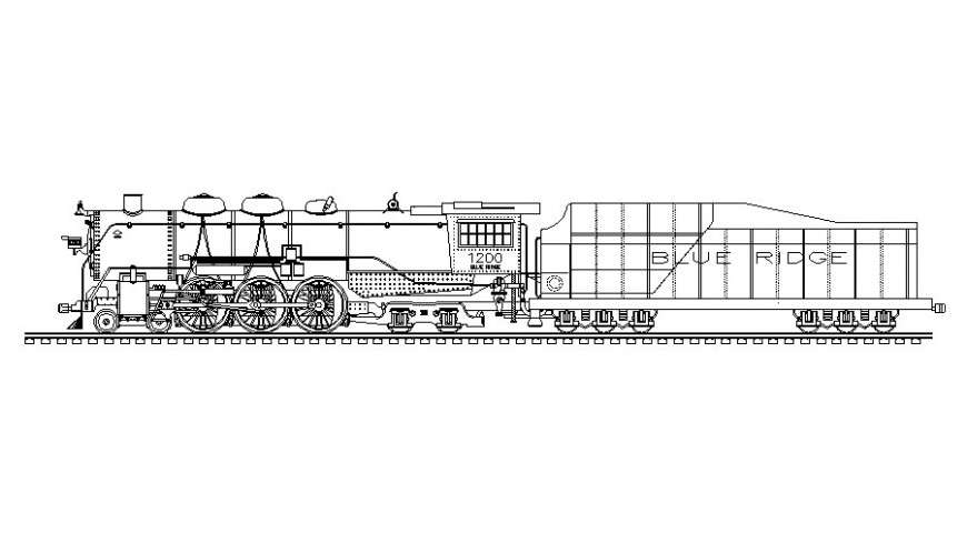 Transportation units 2d drawing elevation in autocad software