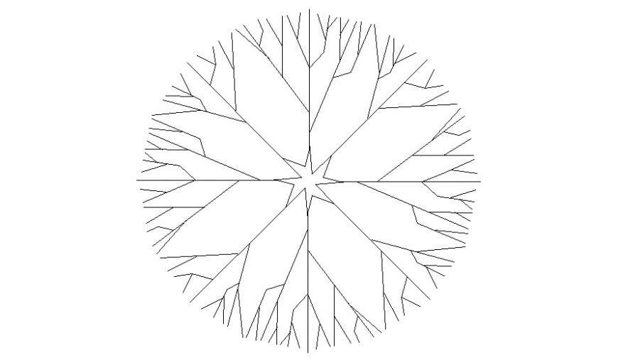 tree 2d design block AutoCAD file