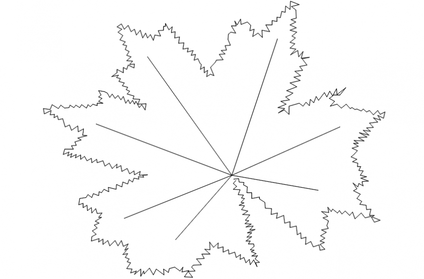 Tree plant 2d block drawing details dwg file