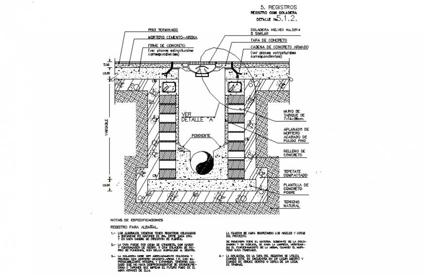 Underground drainage detail drawing in dwg file.