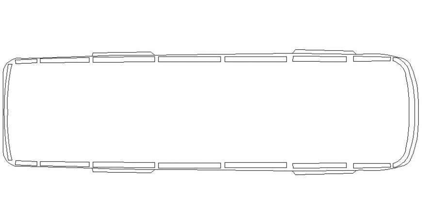 Vehicle blocks elevation drawing 2d view in autocad