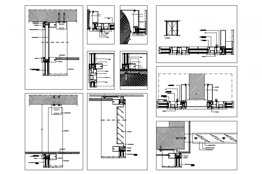 Wall system detail elevation layout file