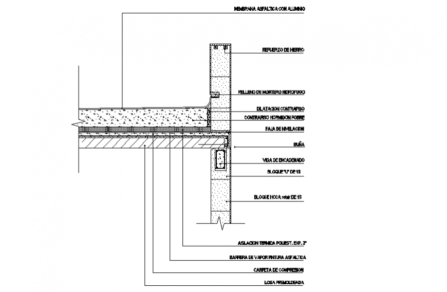 Wall to slab section layout file