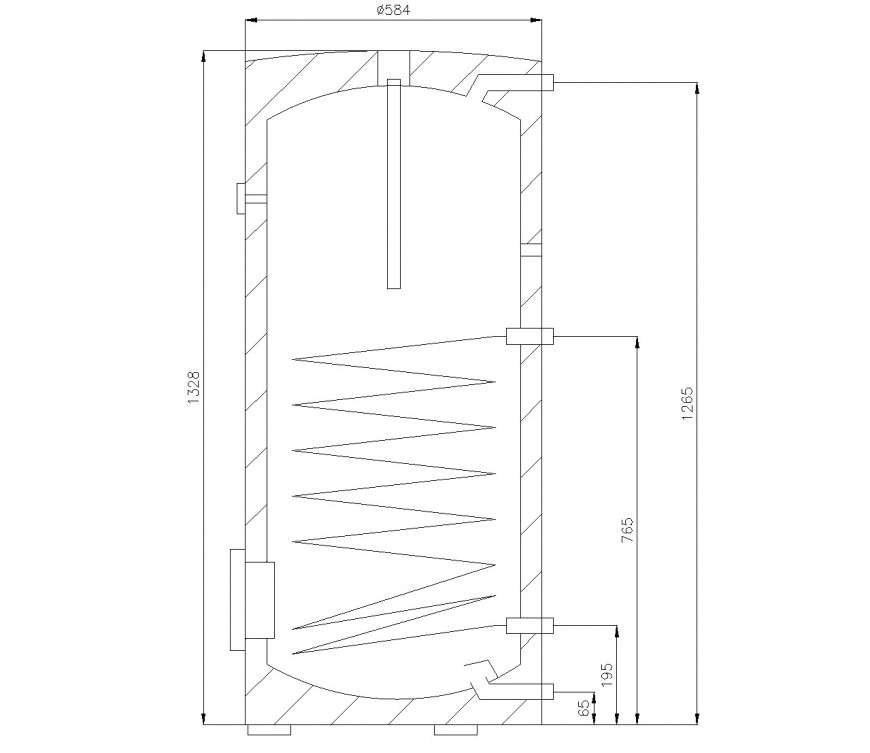 Water heater plan layout file