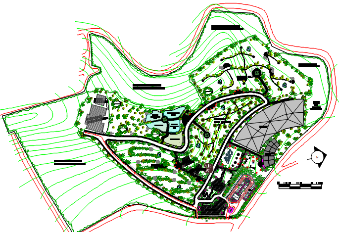 wildlife conservation park dwg file