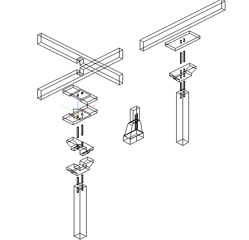 wooden column details 