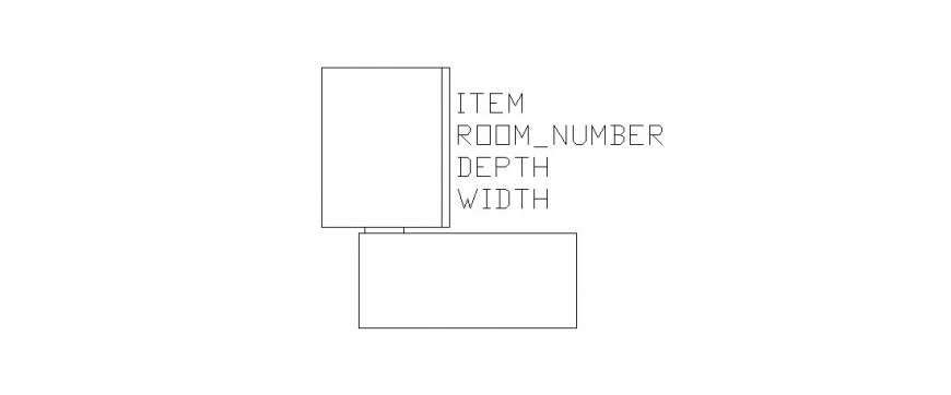 Wooden desk table elevation block cad drawing details dwg file